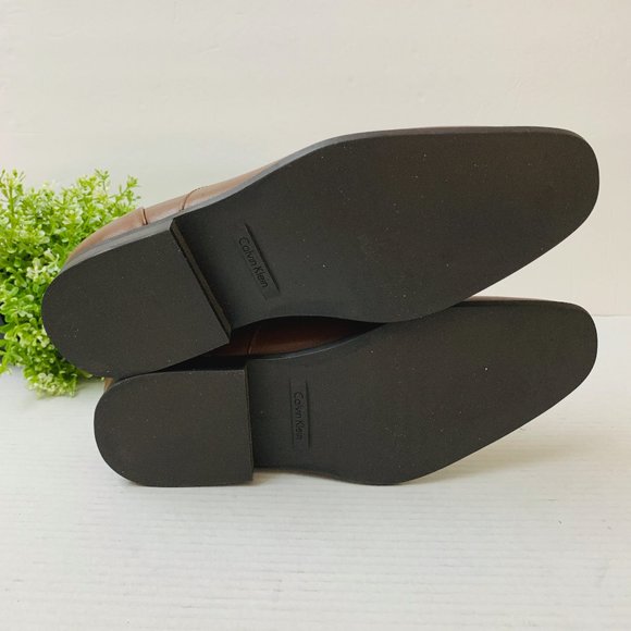 Calvin Klein Men's Lucca Leather Dress Shoes - Picture 9 of 15